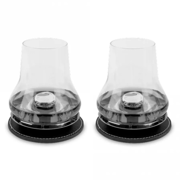 Фото Набор стаканов для дегустации виски на охлаждающей подставке Whisky Atmosphere, 2шт