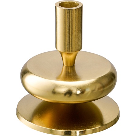 Подсвечник 13см Stone золотистый детальная картинка 