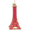Новогоднее украшение из стекла Vondels "Эйфелева башня" 12см детальная картинка 