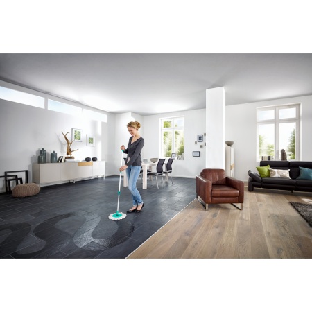 Комплект для уборки Clean Twist Disc Mop Active ведро 15л с отжимом и моп детальная картинка 