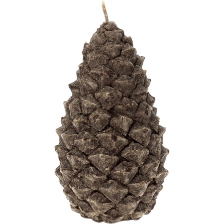 Свеча фигурная Шишка коричневая средняя 250г детальная картинка 