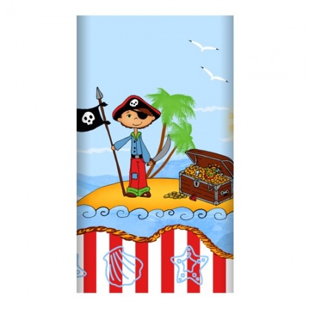 Скатерть ПИРАТСКИЙ ОСТРОВ 120х180см детальная картинка 
