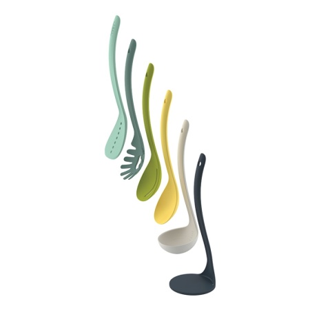 Набор кухонных инструментов Nest Plus Opal, 5 предметов на подставке - 10140 Joseph Joseph детальная картинка 