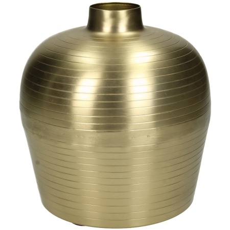 Ваза для цветов Aluminum Gold 15.2x15.2x16см детальная картинка 