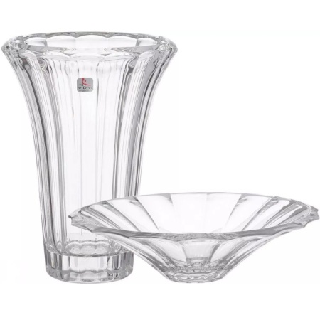 Набор ваза для цветов 30см и ваза для фруктов DOGE детальная картинка 