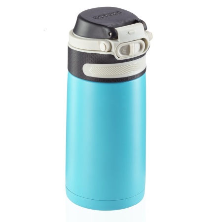 Термокружка 350мл Flip голубая детальная картинка 