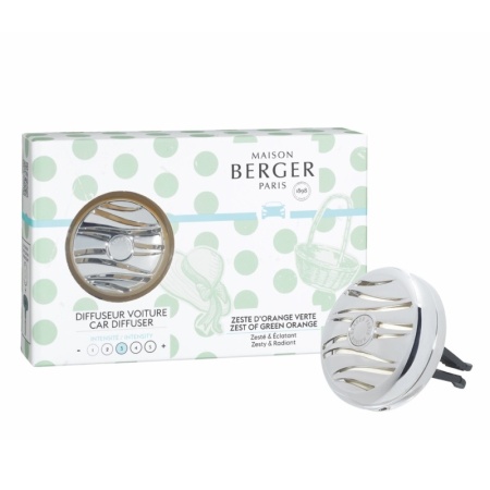 Автомобильный аромадиффузор-клипса Dolce с ароматом «Зеленый апельсин» (Zest of Green Orange) детальная картинка 