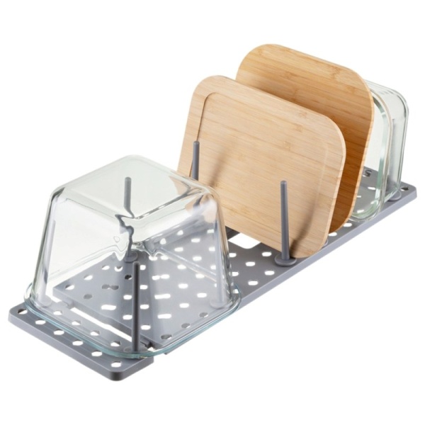 Фото Органайзер для посуды Aristyd серый — Smart Solutions