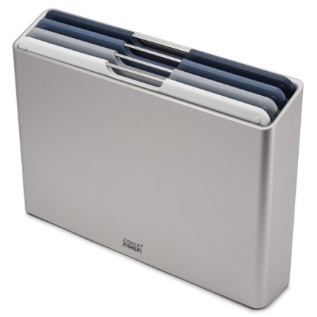 Набор разделочных досок 34x24см Folio голубой, 4шт - 60193 Joseph Joseph детальная картинка 