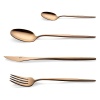 Набор столовых приборов CAIRO copper - 24шт в деревянном боксе детальная картинка 