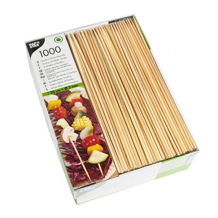 Шашлычная палочка 200x3мм, 1000шт детальная картинка 