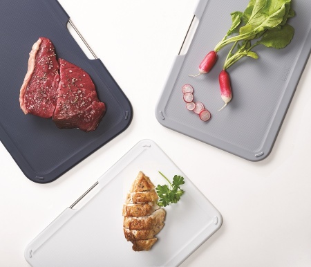 Набор разделочных досок 30x20см Nest Regular серый, 3шт - 60146 Joseph Joseph детальная картинка 