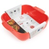 Емкость квадратная для запекания APPOLIA 21см RED детальная картинка 