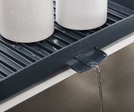 Сушилка для посуды и столовых приборов 2-уровневая со сливом Y-rack - 85084 Joseph Joseph детальная картинка 