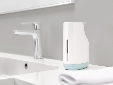 Диспенсер для мыла Slim Compact бело-голубой - 70503 Joseph Joseph детальная картинка 