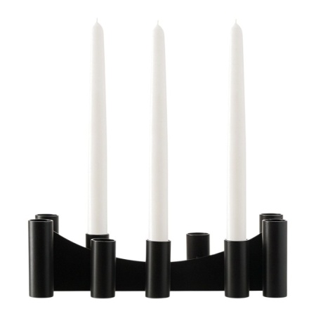 Подсвечник Bruks 8см черный – Designboom детальная картинка 