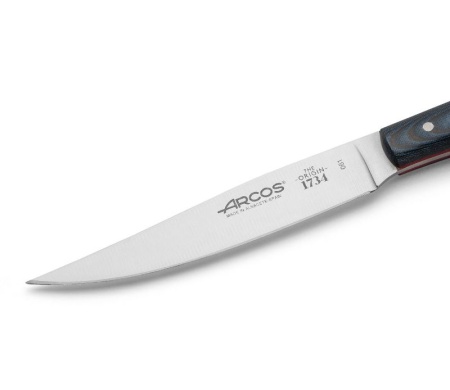 Нож для стейка 11см CHULETERO The Origin micarta blue - 373723 Arcos детальная картинка 
