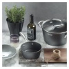 Кастрюля Ø20см 2.4л ST1 STONE BLACK детальная картинка 