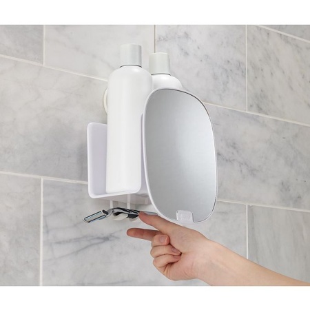 Органайзер для душа с зеркалом EasyStore белый - 70547 Joseph Joseph детальная картинка 