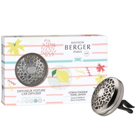 Автомобильный аромадиффузор-клипса «Ривьера» с ароматом «Лимонные дольки» (Tonic Lemon) детальная картинка 