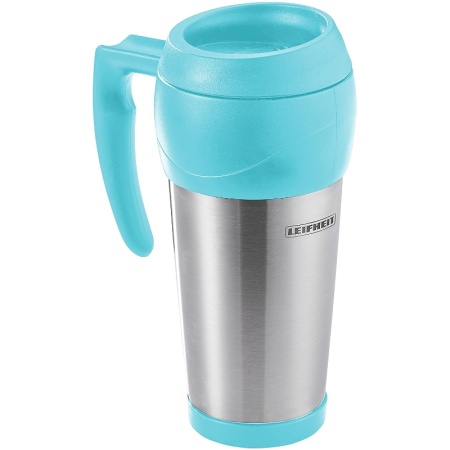 Термокружка 500мл голубая детальная картинка 