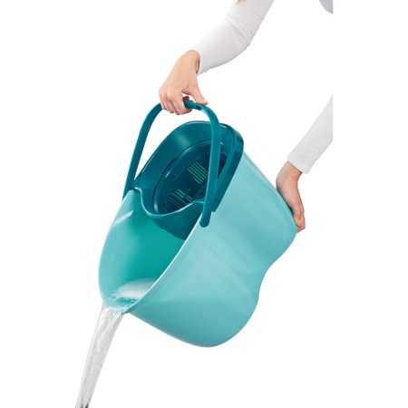 Комплект для уборки Clean Twist Disc Mop Active ведро 15л с отжимом и моп детальная картинка 