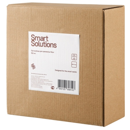 Органайзер с диспенсером для мыла Nour 18.2x8.2x18см детальная картинка 