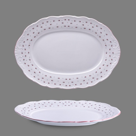 Тарелка овальная 32см VERONA Francesca детальная картинка 