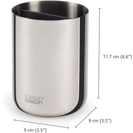 Органайзер для зубных щеток EasyStore Luxe steel - 70580 Joseph Joseph детальная картинка 