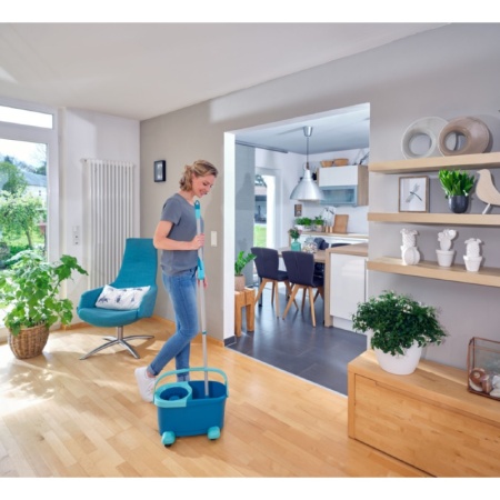 Комплект для мытья пола Clean Twist Disc Mop Ergo mobile: щетка-моп, ведро 6л с отжимом детальная картинка 