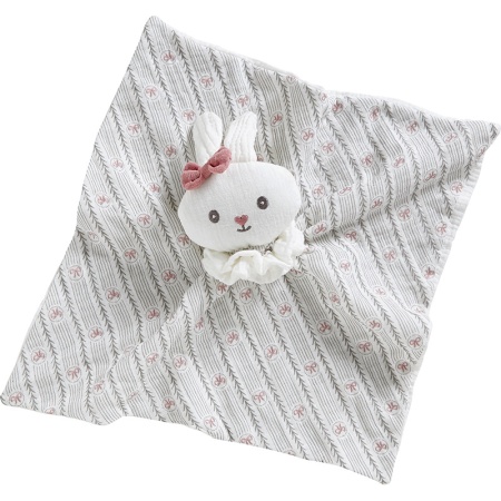 Мягкая игрушка для детей - кролик 46x35.5x4см Petit Carrousel детальная картинка 