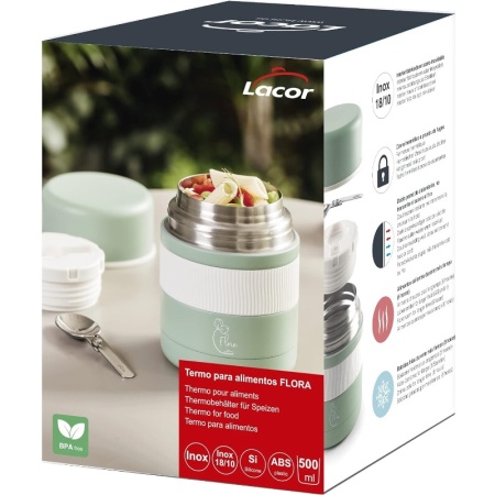 Термоконтейнер для еды 500мл Flora детальная картинка 