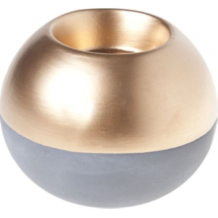 Подсвечник 9х9х(h)9см MATT COPPER детальная картинка 