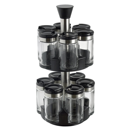 Набор из 12 банок для специй 100мл с подставкой Scented Jar — Smart Solutions детальная картинка 