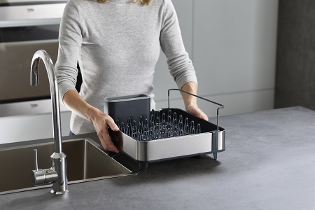 Сушилка для посуды раздвижная Extend steel - 85153 Joseph Joseph детальная картинка 