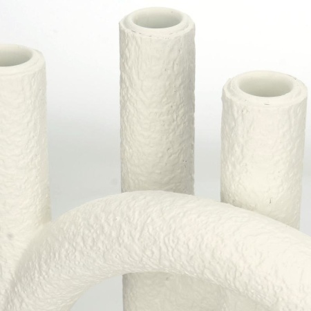 Подсвечник 38x14.6x30.2см белый детальная картинка 