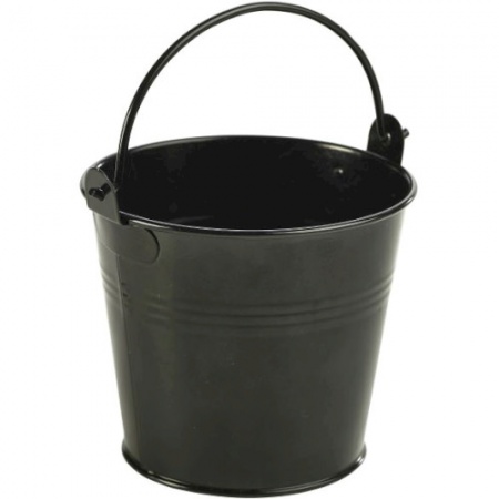 Ведерко сервировочное 500мл Ø10x(h)9см черное детальная картинка 