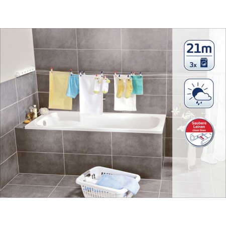 Сушилка для белья 42см Rollfix 210 Longline детальная картинка 