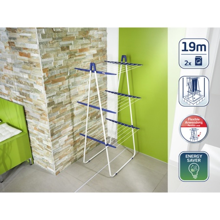 Сушилка для белья 150x66x61см Pegasus Tower 190 детальная картинка 