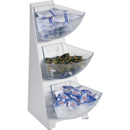 Диспенсер для буфета 3 емкости на 1л для пакетированных порц.продуктов детальная картинка 