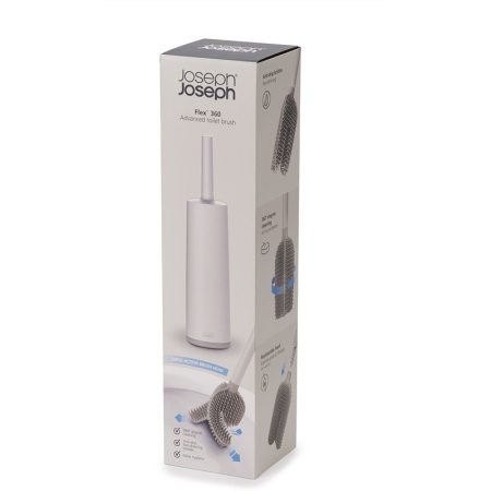 Ершик для унитаза Flex 360 экрю - 70573 Joseph Joseph детальная картинка 