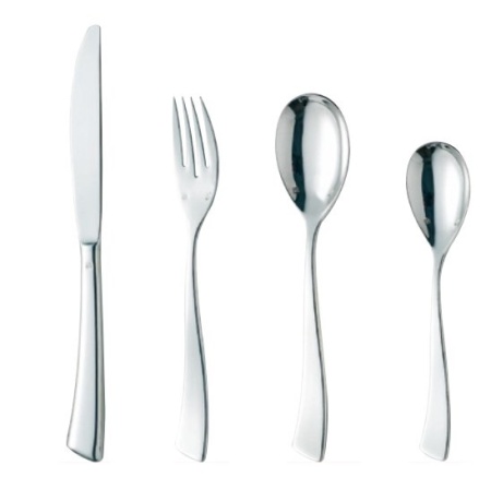 Набор столовых приборов 24шт EZZO в деревянном боксе детальная картинка 