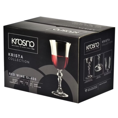 Бокал для красного вина 220мл KRISTA детальная картинка 