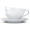 Чашка с блюдцем 200мл Tassen Grinning белая детальная картинка 