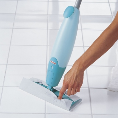 Швабра для пола Pico Spray 26см с распылителем с ручкой 120см детальная картинка 