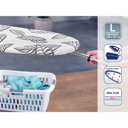 Чехол для гладильной доски 140x45см L/XL Perfect Steam Universal детальная картинка 