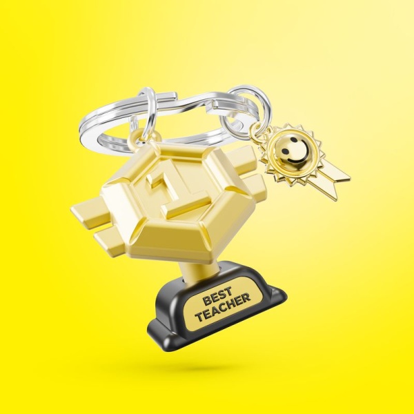 Фото Брелок для ключей "Лучший учитель"