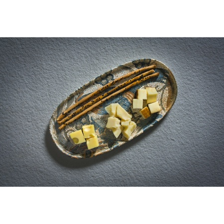 Тарелка овальная 21x10см MESOPOTAMIA BANDEJA Hygge детальная картинка 