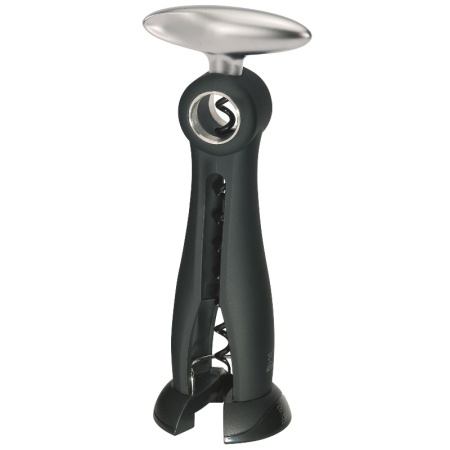 Штопор SALMA Black с обрезателем фольги детальная картинка 