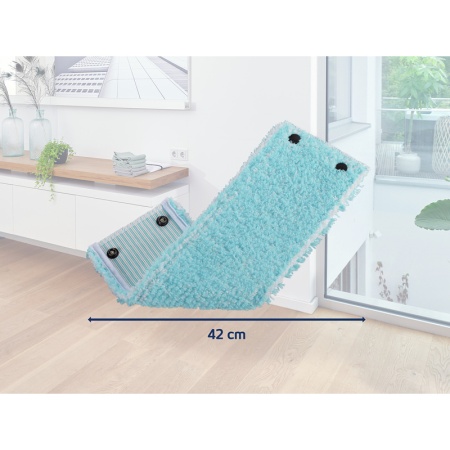 Сменная насадка для швабры Clean Twist XL - 42см - Extra Soft тряпка для деревянных полов детальная картинка 